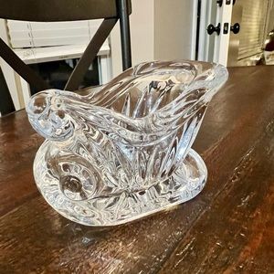 Crystal Santa Sleigh